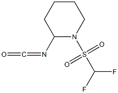 1-(difluoromethane)sulfonyl-2-isocyanatopiperidine