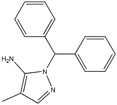 1-(diphenylmethyl)-4-methyl-1H-pyrazol-5-amine