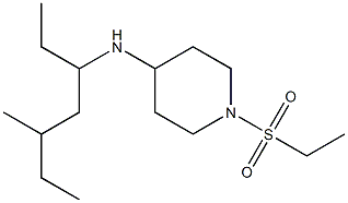 1-(ethanesulfonyl)-N-(5-methylheptan-3-yl)piperidin-4-amine Structure