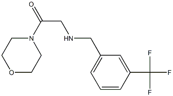 1-(morpholin-4-yl)-2-({[3-(trifluoromethyl)phenyl]methyl}amino)ethan-1-one