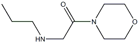 1-(morpholin-4-yl)-2-(propylamino)ethan-1-one 结构式