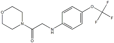 1-(morpholin-4-yl)-2-{[4-(trifluoromethoxy)phenyl]amino}ethan-1-one