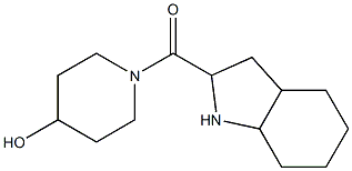 1-(octahydro-1H-indol-2-ylcarbonyl)piperidin-4-ol Structure