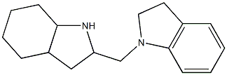 1-(octahydro-1H-indol-2-ylmethyl)-2,3-dihydro-1H-indole Structure