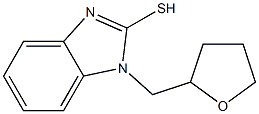 1-(oxolan-2-ylmethyl)-1H-1,3-benzodiazole-2-thiol,,结构式