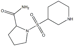 1-(piperidine-3-sulfonyl)pyrrolidine-2-carboxamide