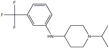 1-(propan-2-yl)-N-[3-(trifluoromethyl)phenyl]piperidin-4-amine Struktur
