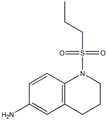 1-(propane-1-sulfonyl)-1,2,3,4-tetrahydroquinolin-6-amine 结构式