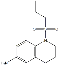 1-(propane-1-sulfonyl)-1,2,3,4-tetrahydroquinolin-6-amine Structure