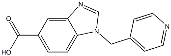 1-(pyridin-4-ylmethyl)-1H-1,3-benzodiazole-5-carboxylic acid