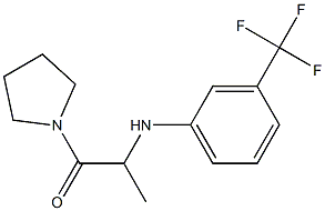 1-(pyrrolidin-1-yl)-2-{[3-(trifluoromethyl)phenyl]amino}propan-1-one