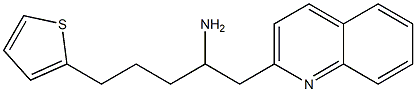 1-(quinolin-2-yl)-5-(thiophen-2-yl)pentan-2-amine