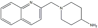 1-(quinolin-2-ylmethyl)piperidin-4-amine 结构式