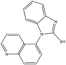 1-(quinolin-5-yl)-1H-1,3-benzodiazole-2-thiol