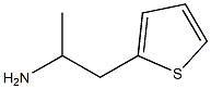 1-(thiophen-2-yl)propan-2-amine,,结构式