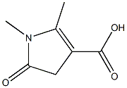 1,2-dimethyl-5-oxo-4,5-dihydro-1H-pyrrole-3-carboxylic acid Structure