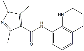 1,3,5-trimethyl-N-(1,2,3,4-tetrahydroquinolin-8-yl)-1H-pyrazole-4-carboxamide