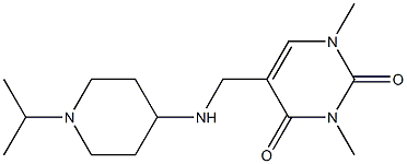 1,3-dimethyl-5-({[1-(propan-2-yl)piperidin-4-yl]amino}methyl)-1,2,3,4-tetrahydropyrimidine-2,4-dione