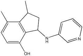  1,7-dimethyl-3-(pyridin-3-ylamino)-2,3-dihydro-1H-inden-4-ol