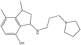 1,7-dimethyl-3-{[3-(pyrrolidin-1-yl)propyl]amino}-2,3-dihydro-1H-inden-4-ol