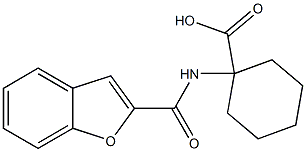 1-[(1-benzofuran-2-ylcarbonyl)amino]cyclohexanecarboxylic acid|