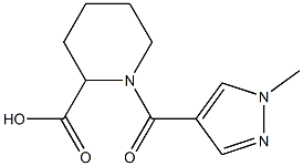 1-[(1-methyl-1H-pyrazol-4-yl)carbonyl]piperidine-2-carboxylic acid