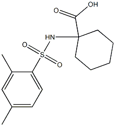 1-[(2,4-dimethylbenzene)sulfonamido]cyclohexane-1-carboxylic acid