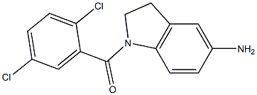 1-[(2,5-dichlorophenyl)carbonyl]-2,3-dihydro-1H-indol-5-amine 化学構造式