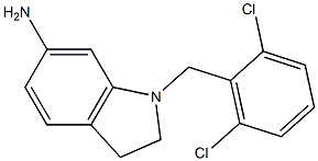 1-[(2,6-dichlorophenyl)methyl]-2,3-dihydro-1H-indol-6-amine|