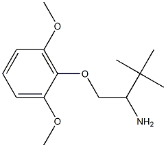 1-[(2,6-dimethoxyphenoxy)methyl]-2,2-dimethylpropylamine Structure