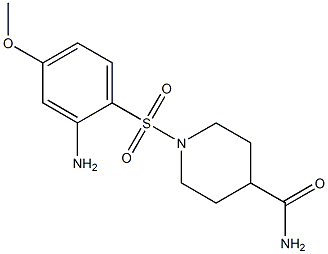 1-[(2-amino-4-methoxybenzene)sulfonyl]piperidine-4-carboxamide