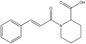 1-[(2E)-3-phenylprop-2-enoyl]piperidine-2-carboxylic acid