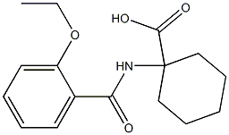 1-[(2-ethoxybenzoyl)amino]cyclohexanecarboxylic acid Structure