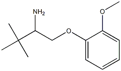 1-[(2-methoxyphenoxy)methyl]-2,2-dimethylpropylamine