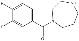 1-[(3,4-difluorophenyl)carbonyl]-1,4-diazepane Structure