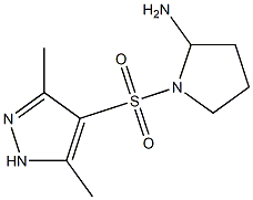  1-[(3,5-dimethyl-1H-pyrazole-4-)sulfonyl]pyrrolidin-2-amine