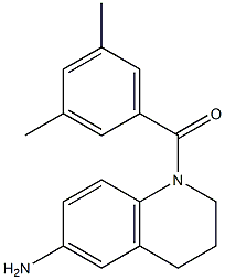 1-[(3,5-dimethylphenyl)carbonyl]-1,2,3,4-tetrahydroquinolin-6-amine,,结构式