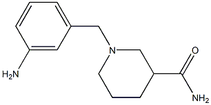  1-[(3-aminophenyl)methyl]piperidine-3-carboxamide