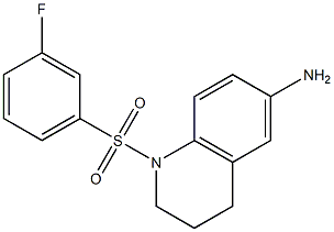 1-[(3-fluorobenzene)sulfonyl]-1,2,3,4-tetrahydroquinolin-6-amine