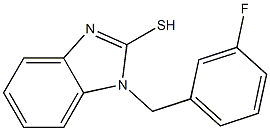 1-[(3-fluorophenyl)methyl]-1H-1,3-benzodiazole-2-thiol|