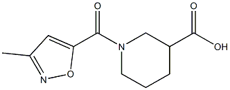 1-[(3-methyl-1,2-oxazol-5-yl)carbonyl]piperidine-3-carboxylic acid