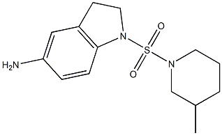 1-[(3-methylpiperidine-1-)sulfonyl]-2,3-dihydro-1H-indol-5-amine