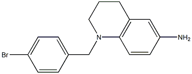 1-[(4-bromophenyl)methyl]-1,2,3,4-tetrahydroquinolin-6-amine Structure