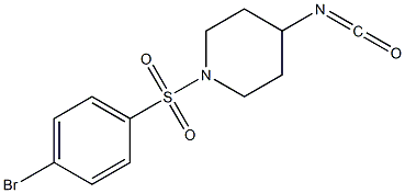 1-[(4-bromophenyl)sulfonyl]-4-isocyanatopiperidine