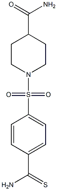 1-[(4-carbamothioylbenzene)sulfonyl]piperidine-4-carboxamide