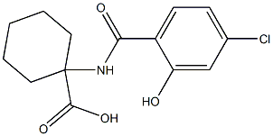 1-[(4-chloro-2-hydroxybenzene)amido]cyclohexane-1-carboxylic acid