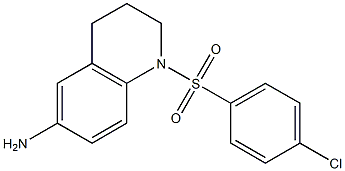  1-[(4-chlorobenzene)sulfonyl]-1,2,3,4-tetrahydroquinolin-6-amine