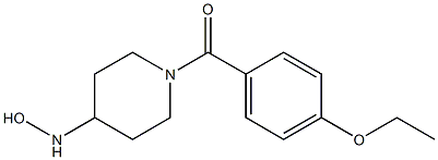 1-[(4-ethoxyphenyl)carbonyl]piperidine-4-hydroxylamine Structure