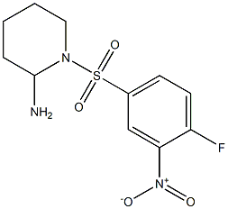 1-[(4-fluoro-3-nitrobenzene)sulfonyl]piperidin-2-amine