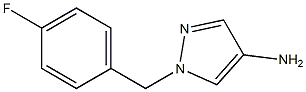 1-[(4-fluorophenyl)methyl]-1H-pyrazol-4-amine Struktur